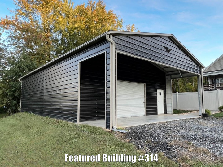 Vertical Roof Custom 30′ x 50′ x 12′ Combo Workshop